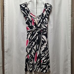 NWT Sushiflower Women’s Black White Pink Dress |  Size: M